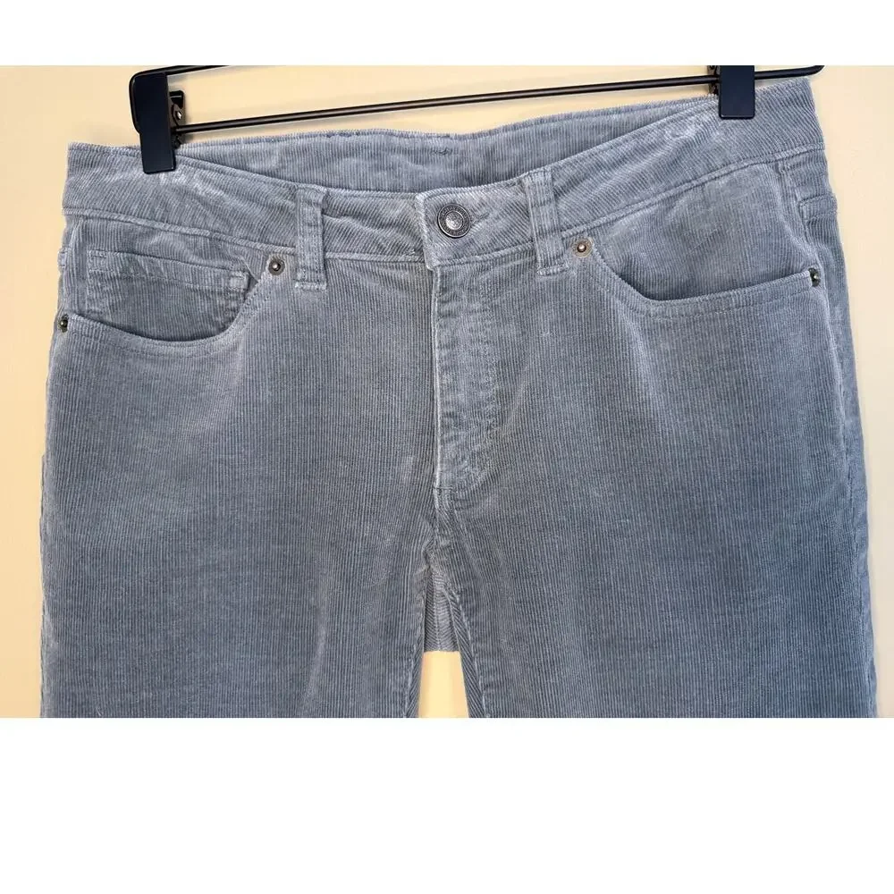 Patagonia Womens Fitted Corduroy Pants Organic Cotton Gray Blue Size 27 - Picture 3 of 9